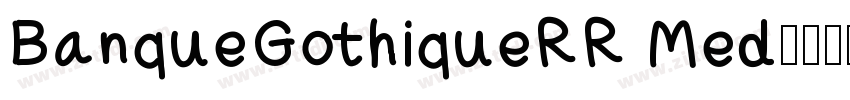 BanqueGothiqueRR Med字体转换